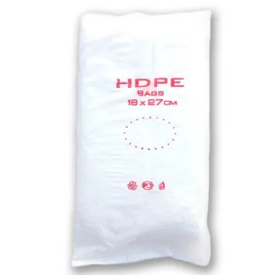 Пакет фасовочный HDPE Bags красный 18*27 12мкм (1/10) 380 гр 500 шт/уп