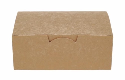 Коробка картонная для наггетсов 115х75х45мм ECO FAST FOOD BOX S для 6 шт. Размер S (мини) цвет Крафт