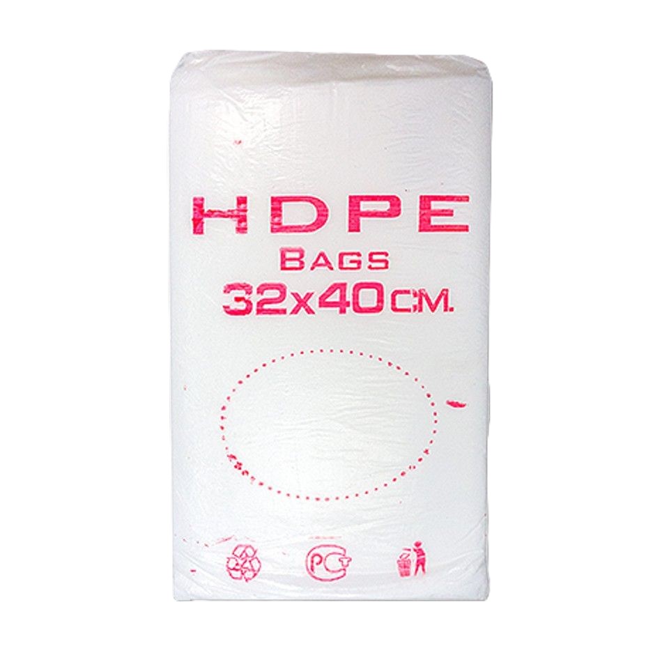 Пакет фасовочный HDPE Bags красный 32*40 12мкм (1/10) 1000 гр